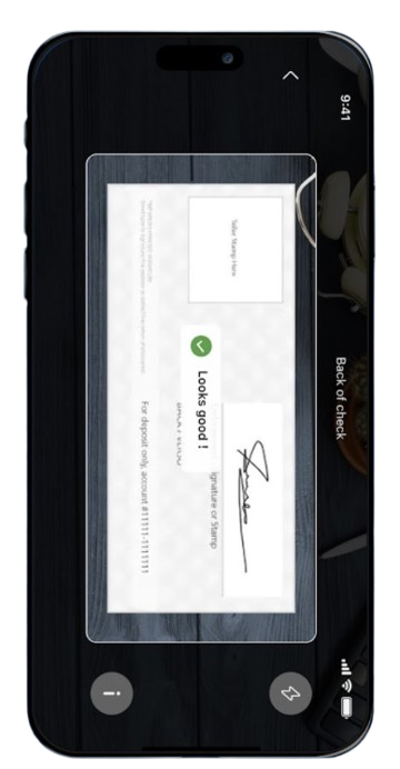 Mobile check deposit - deposit checks by phone